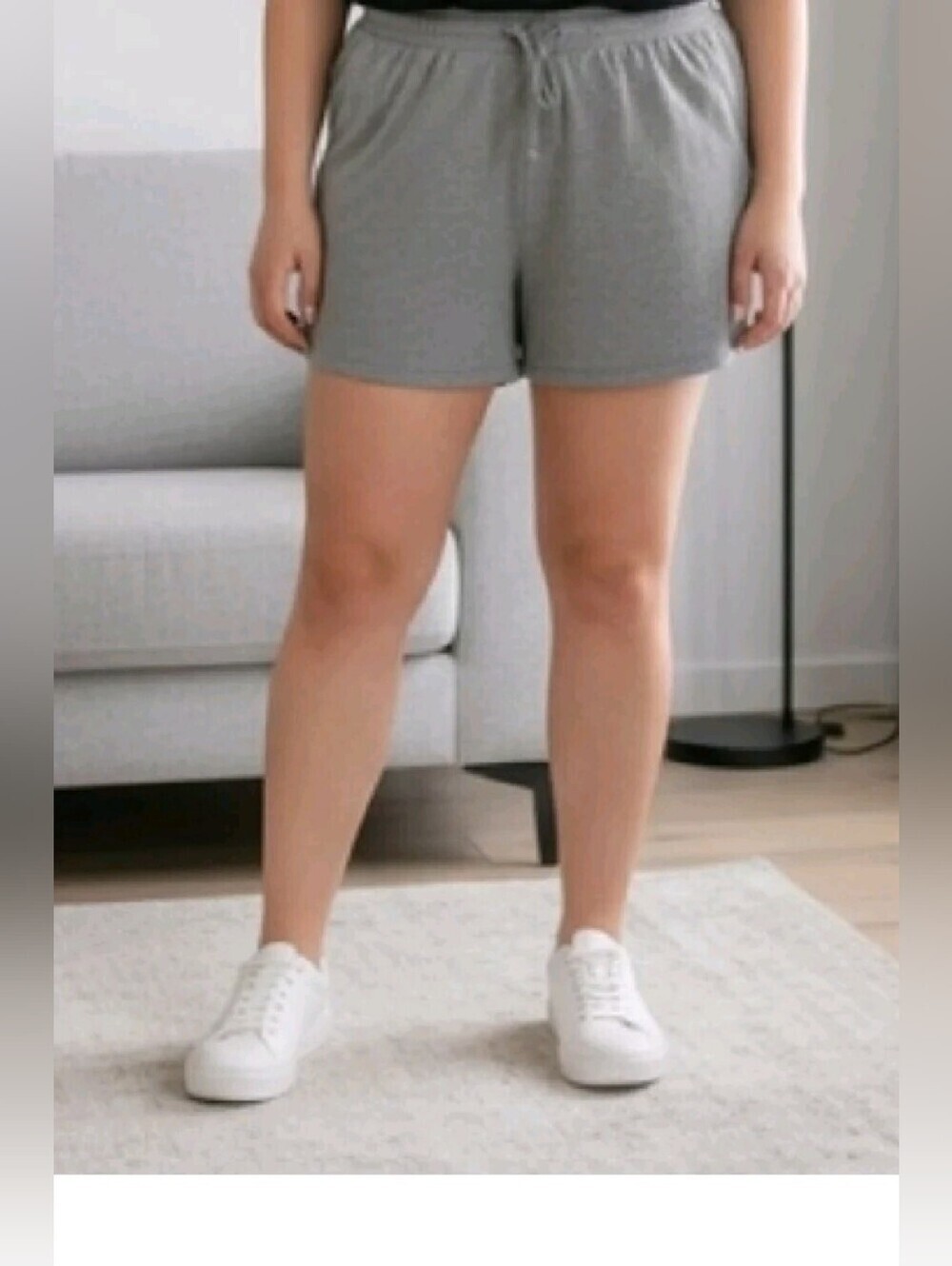 Grey lounge shorts